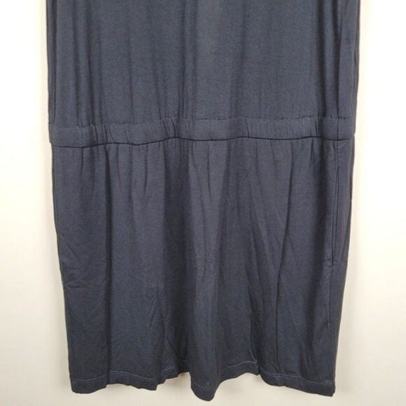 A.L.C. Black Sleeveless Cut Out Back Casual Dress With Pockets Viscose Size M - Picture 3 of 12